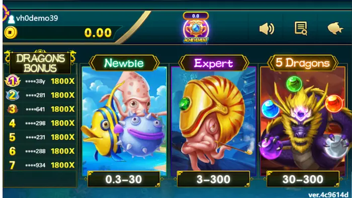 Basic instructions for playing Five Dragons Fishing for beginners