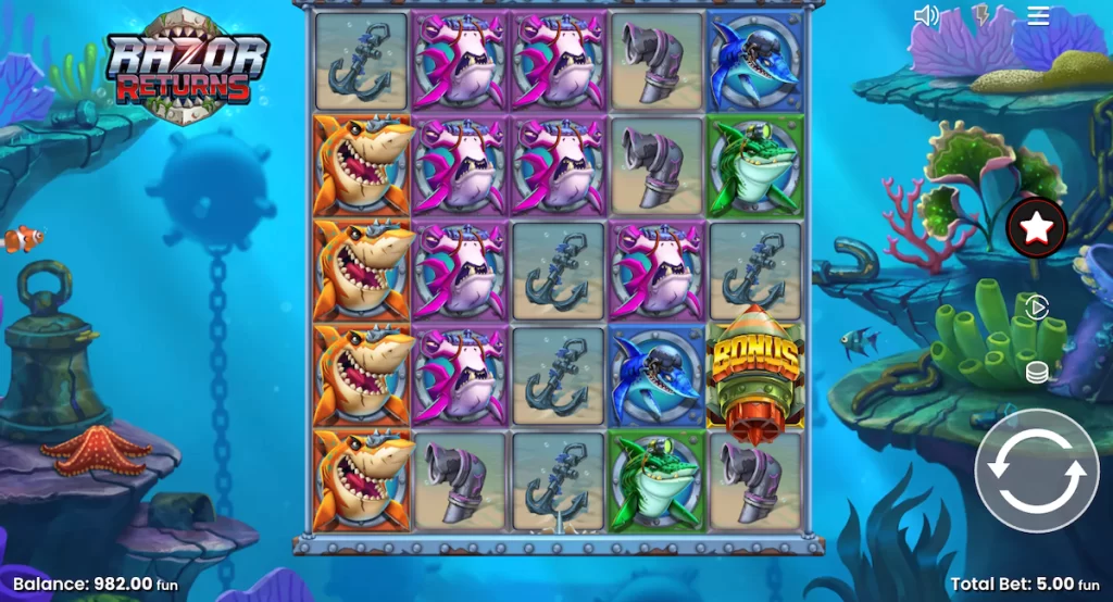 Razor Returns Online Slates: Gameplay